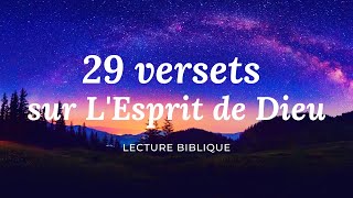 29 VERSETS SUR LESPRIT DE DIEU l Canal dEncouragement by Prisca [upl. by Suzette28]