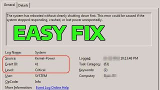 How To Fix Kernel Power 41 Error [upl. by Ellehcil636]