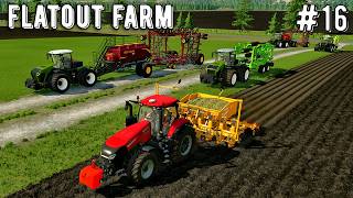 farming Simulator 22 Flatout Farm Timelapse Ep 16 Mega Farm fs22 gameplay [upl. by Acsot100]