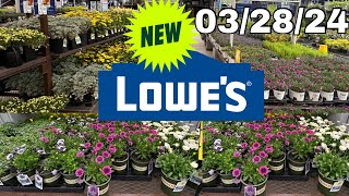 🔴 Lowes New Garden Center Tour  Perennials Shrubs Annuals Come Browse With Me [upl. by Babita375]