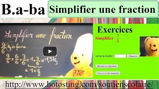 Maths  Simplifier une fraction en nombre décimal  cp ce1 ce2 cm1 [upl. by Orofselet]