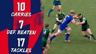 Evan Roos POWERFUL performance vs Connacht  Player Spotlight [upl. by Nnaerb]