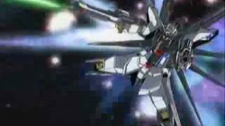 Nu Gundam and Strike Freedom VS Sazabi and Providence [upl. by Llecrad]