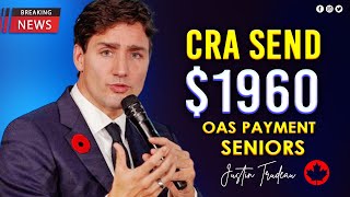 OAS 2024 CRA Sends Seniors 1960 Directly into Bank  Canada News [upl. by Sophia]