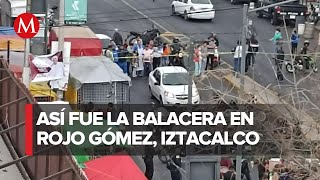 ¿Qué se sabe sobre la balacera que se generó en la alcaldía Iztacalco [upl. by Larimore]