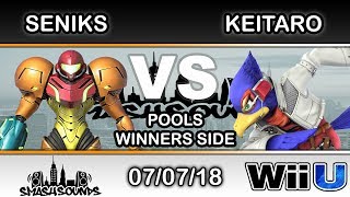 Smash Sounds  DA  Seniks Samus Vs Keitaro Falco C6 W Quarters  Smash 4 [upl. by Chev]