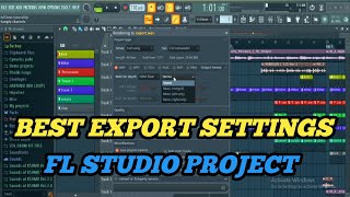 FL STUDIO BEST EXPORT SETTING flstudiohubtips [upl. by Polak]