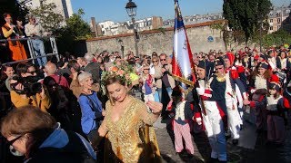 Fête des vendanges à Montmartre 2017  le Grand Défilé [upl. by Pratte293]