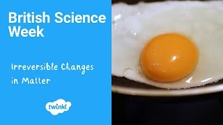 What Causes Irreverisble Changes in Matter  KS2 Science Experiments  British Science Week [upl. by Doowron]