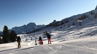 Sella Ronda green direction 2020 HD Dolomiti Super Ski  Sellaronda 1080p [upl. by Drageruaeb]