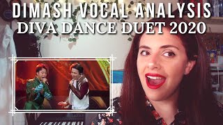 Versatile Vocalist Analyses Dimash  Diva Dance 2020 Duet Shanghai Spring Festival Gala Reaction [upl. by Veradi]