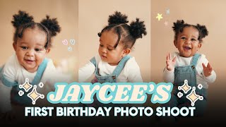 Jaycee 1st Birthday Photo Shoot [upl. by Ayerhs]