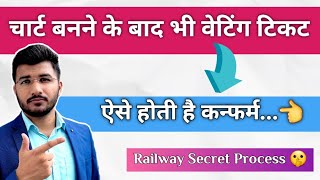 Train chart prepared hone ke baad ticket confirmation live proof  How to confirm waiting ticket [upl. by Ragg300]