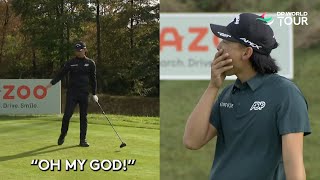 Min Woo Lee Makes ASTONISHING Birdie  2023 Cazoo Open de France [upl. by Nevlin227]