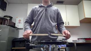 12 Percussion Basics Dotted Half note roll in performance [upl. by Ecirtnas967]