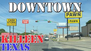 Killeen  Texas  4K Downtown Drive [upl. by Aunson]