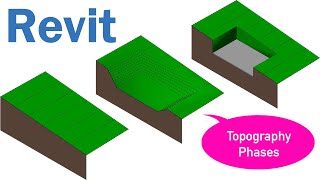 Revit Architecture  Topography Phases [upl. by Xuerd726]