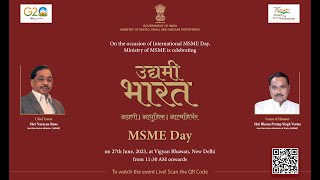 Udyami Bharat MSME Day 2023 [upl. by Laehctim]