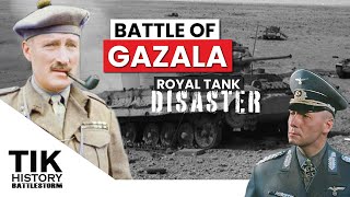 Britain’s WORST EVER tank battle The Battle of Gazala 1942 BATTLESTORM Documentary [upl. by Aroled]