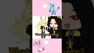 ° whats your name Sasha 3 ° eeveelutions gacha trend meme  Jolteon amp Umbreon gacha [upl. by Neetsyrk]