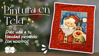 Pintando Tela 🎄 Concurso junto a Produart 🎨🖌️ [upl. by Sida]