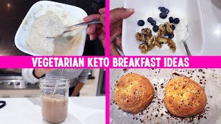 4 VEGETARIAN KETO Breakfast Ideas  Wellness Wednesday  The Tina Singh [upl. by Aketahs]