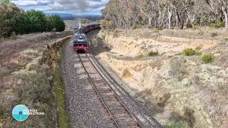 Steam Locomotive 6029  Bathurst to Wimbledon Shuttle  June 2024 [upl. by Anyt]