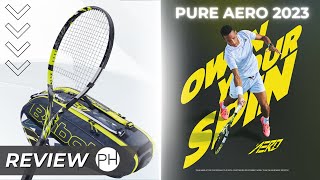 RACKET REVIEW Babolat Pure Aero 2023 [upl. by Ahsirt]