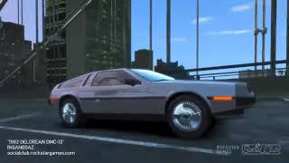 GTA IV PC 1982 DELOREAN DMC 12 HD [upl. by Hiroko675]