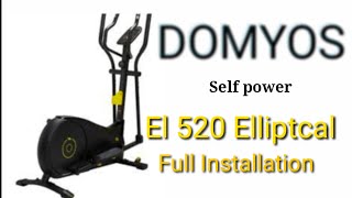 How to install Cross trainer at home  DOMYOS FEL520 Cross Trainer  Decathlon Bhubaneswar [upl. by Skipton]