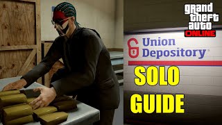 quotGet Rich Quick Solo Strategy for Union Depository Auto Shop Contract in GTA Onlinequot [upl. by Ultan]