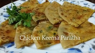 Chicken Keema Paratha Chicken Keema Paratha Recipe [upl. by Akehsal]