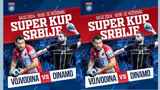 HANDBALL 2024 VOJVODIVNA NOVI SAD DINAMO PANČEVO SUPER KUP SRBIJA RUKOMET [upl. by Jaclyn238]