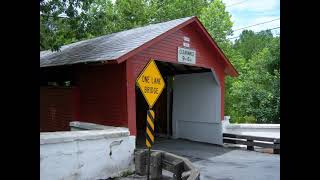 Rexs Bridge  covered bridge Jordan Rd Orefield PA [upl. by Anma759]