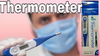 Apollo digital Thermometer use and benifit  digital Thermometer use  medicine Guruji  thermom [upl. by Feer]