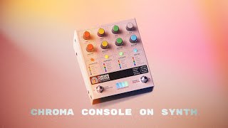 The Hologram Electronics Chroma Console is amazing on synth and sampled piano  MPC keys 37 [upl. by Popele]