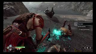 God of War playthrough 4  Exploring the Lake of Nine 12 [upl. by Akinat85]