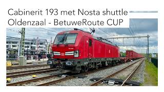 4K Cabinerit Oldenzaal met kopmaken in Deventer naar BetuweRoute CUP [upl. by Ingeborg]