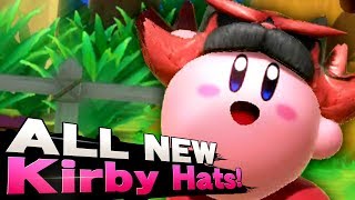 All Kirby Hats in Super Smash Bros Ultimate [upl. by Allisurd853]