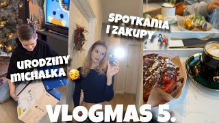 VLOGMAS 5  2023 🎁 urodziny Michasia i spotkania ❤ CookieMint [upl. by Emogene]