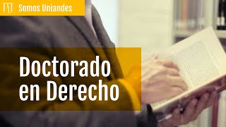 Doctorado en Derecho en la Universidad de los Andes [upl. by Laehcor]