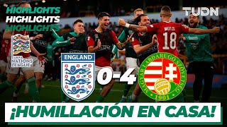 HIGHLIGHTS  Inglaterra 04 Hungría  UEFA Nations League 2022  J4  TUDN [upl. by Joel]