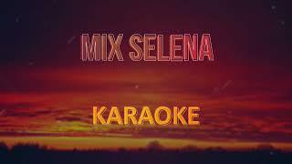 Mix Selena Karaoke PIsta musical Si una vez Amor prohibido Como la flor bidi bidi bam bam [upl. by Ferrand]