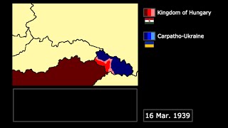 Wars The Hungarian Invasion of CarpathoUkraine 1939 Every Day [upl. by Antonius587]