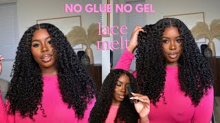 READY TO WEAR GLULESS HD KINKY CURLY 🔥 BEGINNER FRIENDLY BEST WIG EVER  FT GEETA HAIR [upl. by Saddler]