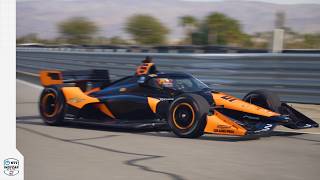 Its super fast  Enzo Fittipaldi gets up to speed in test with Arrow McLaren  INDYCAR [upl. by Ailev]