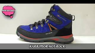 Sepatu OUTDOOR KARRIMOR HOT ROCK MID  100 Terjamin Bagus [upl. by Akenahs519]