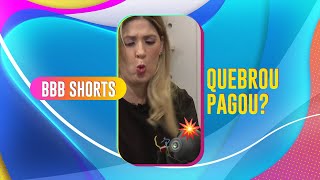 QUEBROU A CÂMERA 😱 ACEITAS PIX  BIG BROTHER BRASIL 22 shorts [upl. by Schwitzer]