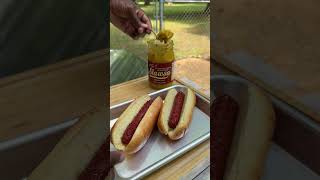 National Hot Dog Day Texas Slawsa Dog delicious bbqrecipes texas [upl. by Rehpatsirhc]