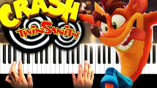 Crash Twinsanity  N Sanity Island ftDanlu Theme piano cover [upl. by Nivlem]